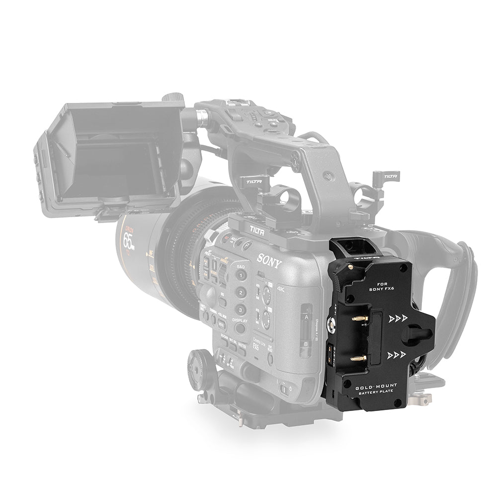 TiLTA ES-T20-BTP-AB Gold Mount Battery Plate for Sony FX6 Cage System