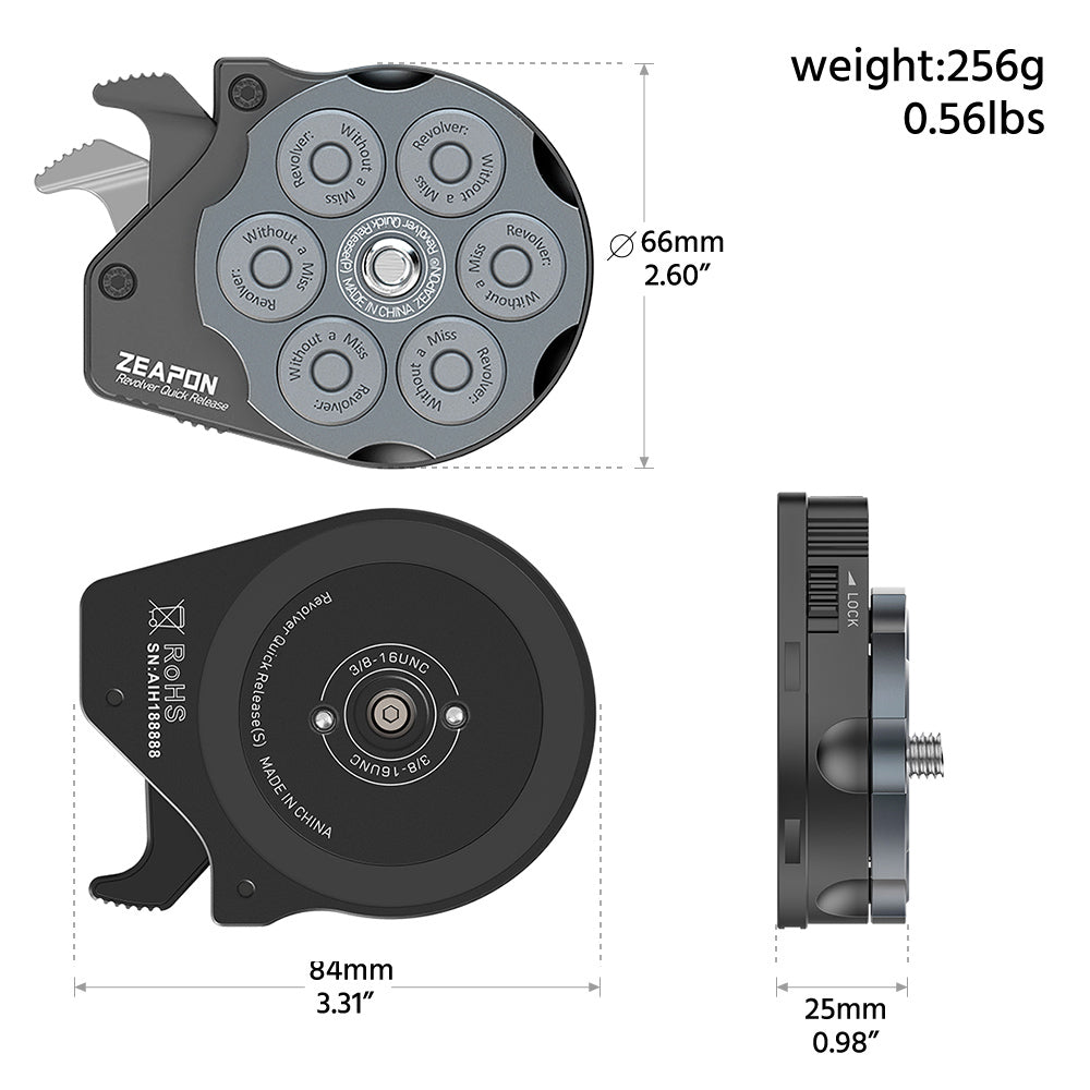ZEAPON AI-H2 Revolver Quick Release System