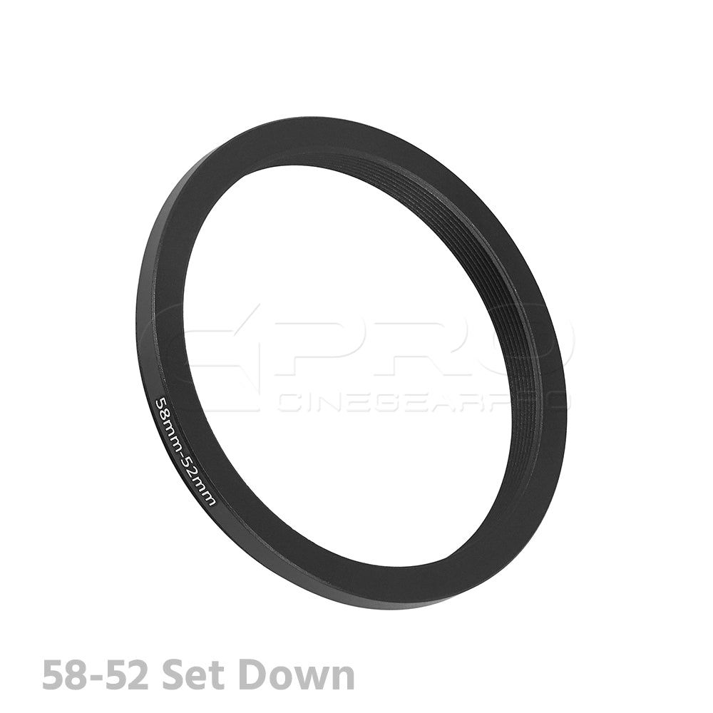 CGPro Aluminum Step-Up/Down lens Ring 52mm