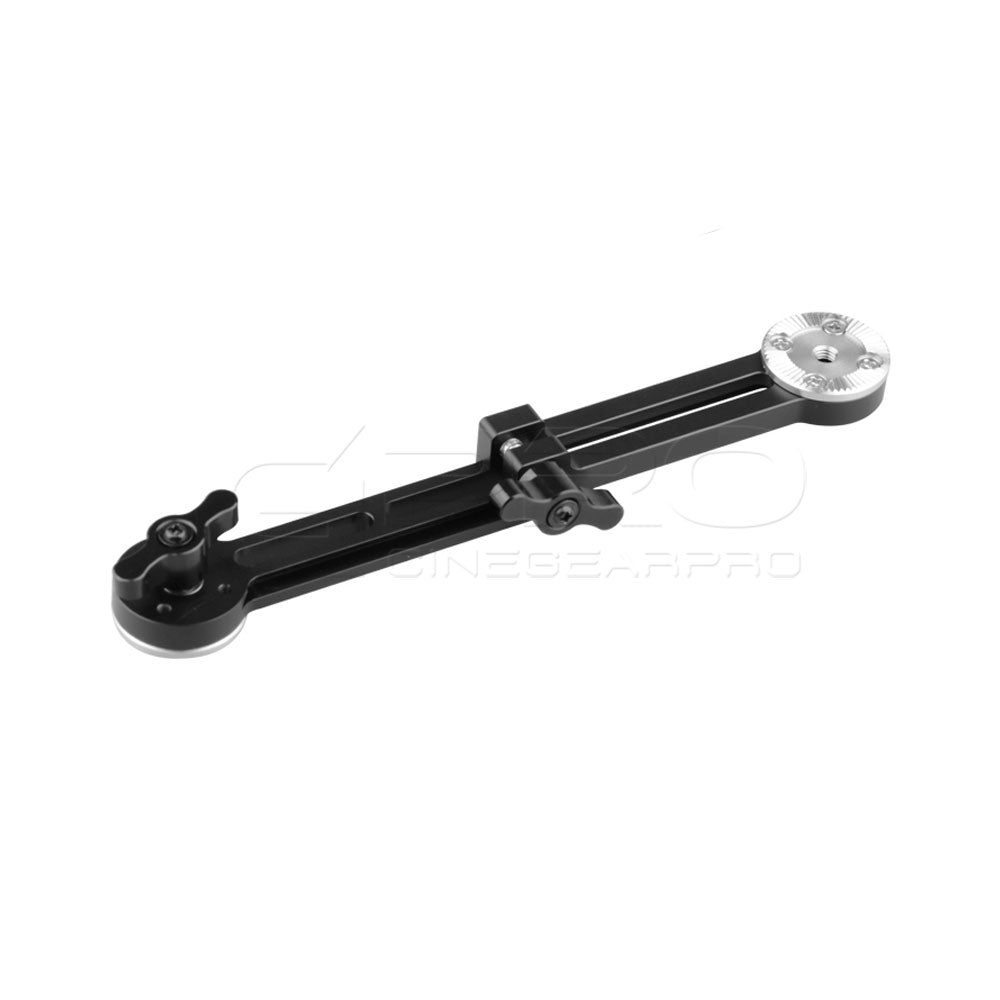 CGPro Adjustable Extension Arm With Double Rosette Mounts Rosette Components - CINEGEARPRO