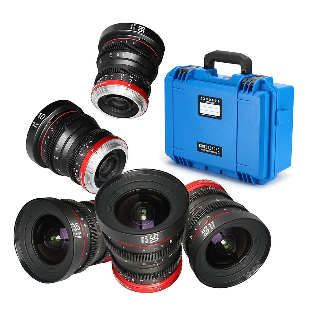 MEIKE Mini Prime Manual Focus Cinema 5 Lens Kit RF Mount