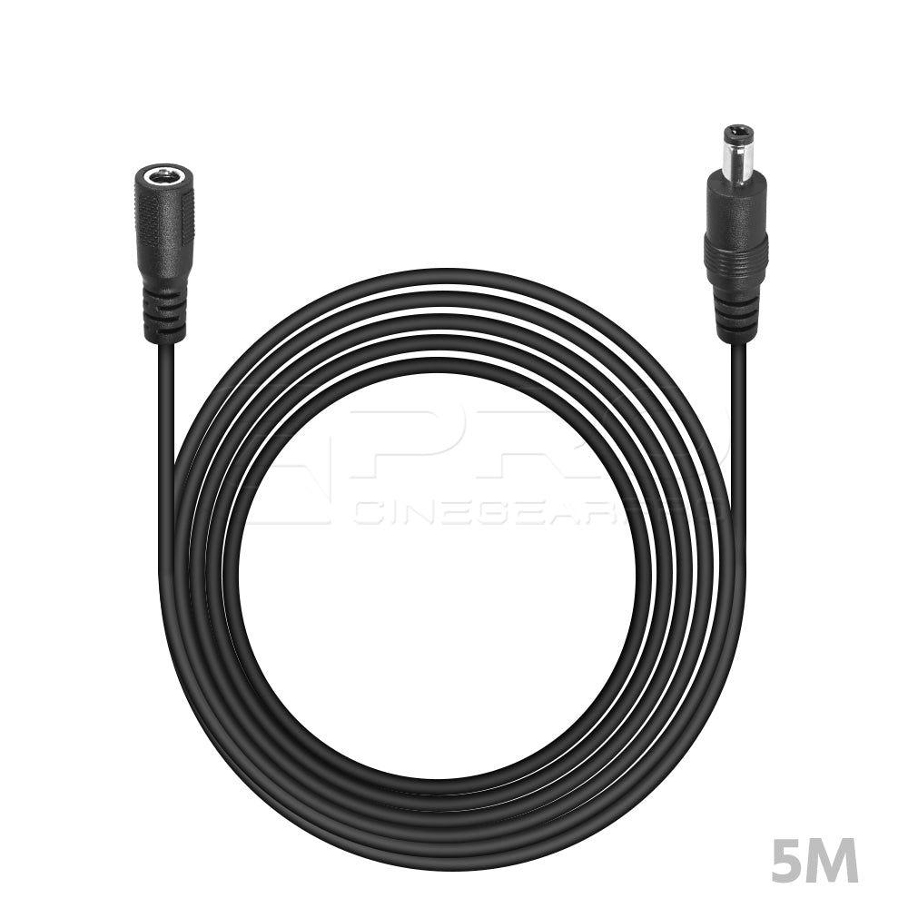 CGPro DC 5.5 * 2.5mm Extender Male to Female Barrel Connector Extension Cable