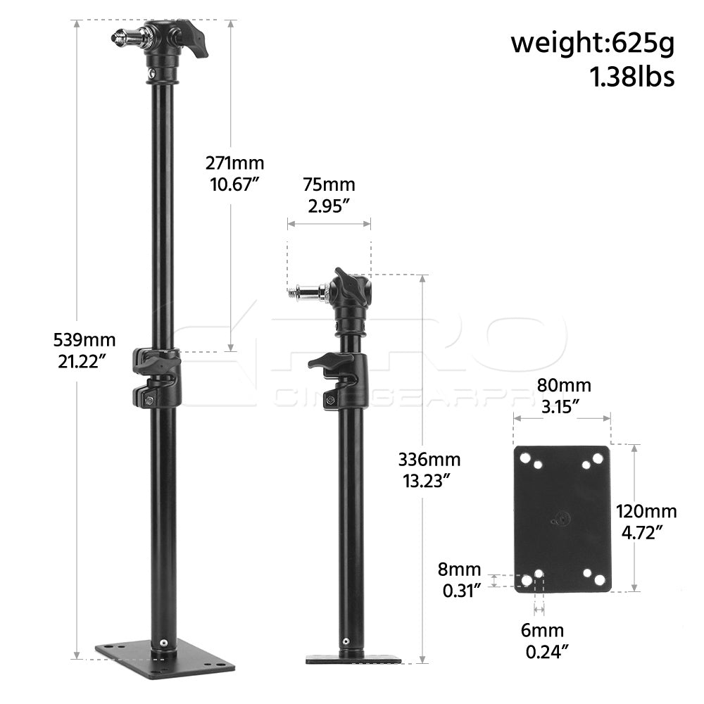 CINEGRIPPRO G04012 Wall Ceiling Mount Boom Arm