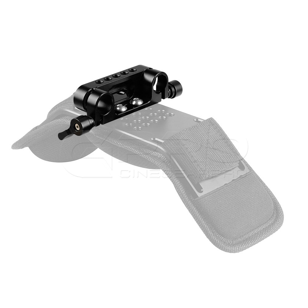 CGPro 15mm Rail Clamp With 1/4” Mounting Screw Rod Clamps - CINEGEARPRO