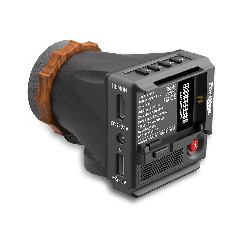 PortKeys LEYE II 4K HDMI Electronic Viewfinder 2.4inch LCD Monitor