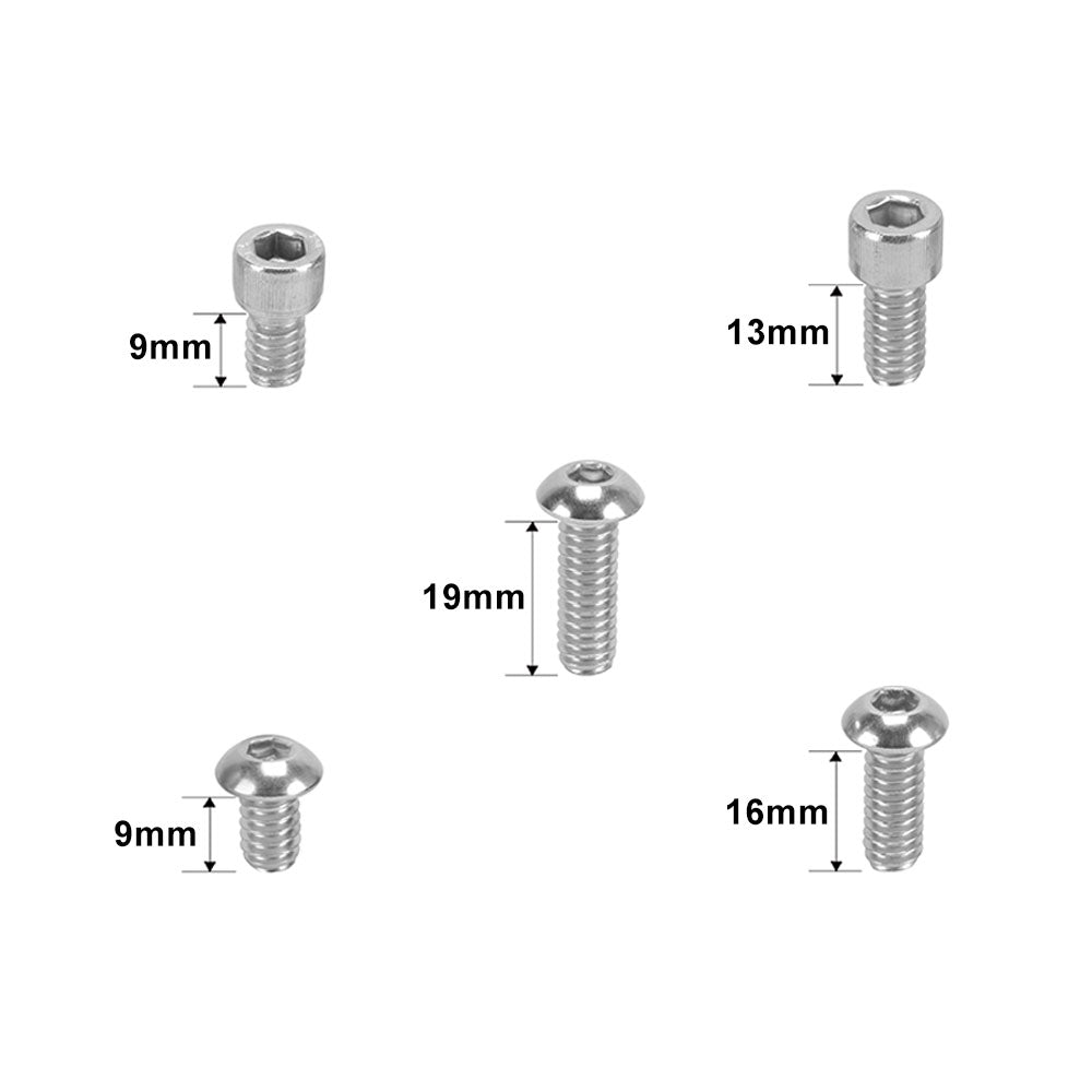 CGPro 1/4"-20 Stainless Steel Hex Screw Multiple Types Screw - CINEGEARPRO