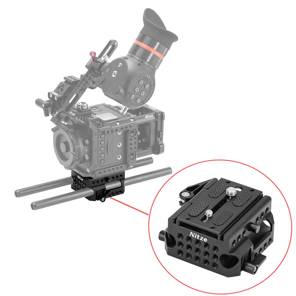 Nitze PB13 15mm LWS Baseplate for E2 / E2-FS / Komodo / BGH1 Cage
