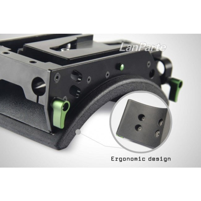 LanParte SS-02 Shoulder Support with V-Mount Lock Shoulder Support - CINEGEARPRO