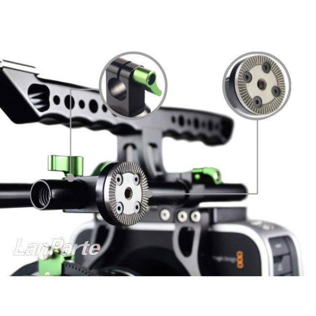 LanParte MA-02 Magic Arm w/ Rosette Lock & Single Rod Clamp Articulated Arms - CINEGEARPRO