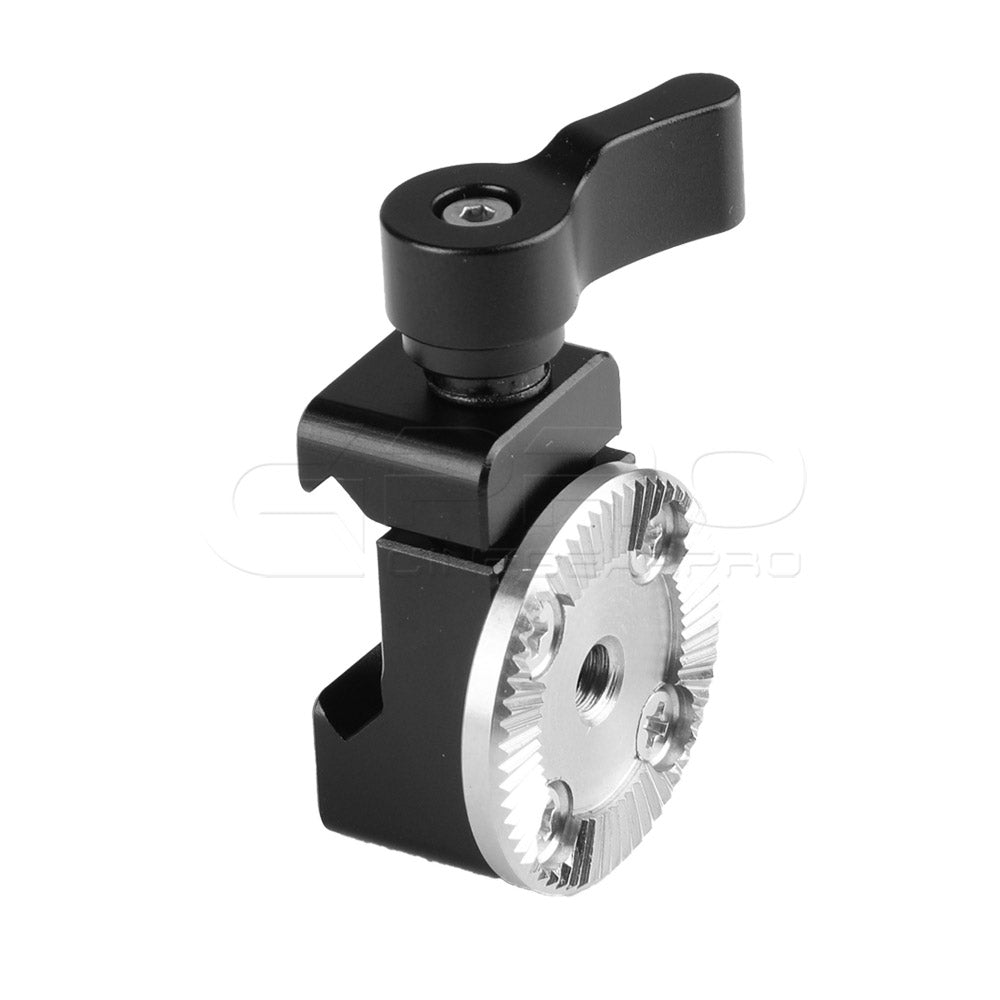 CGPro ARRI M6 Thread Rosette to Quick Release NATO Clamp NATO Rail Components - CINEGEARPRO