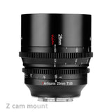 7Artisans 25mm T1.05 APS-C MF Cine Lens E/FX/RF/L/M43/Z cam Mount