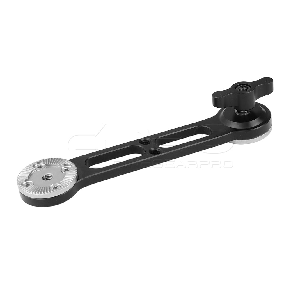 CGPro Versatile Extension Arm With Double-ended ARRI Rosette Mount M6 Thread For DSLR Camera Shoulder Mount Rig (Non-stretch) rosette arm - CINEGEARPRO