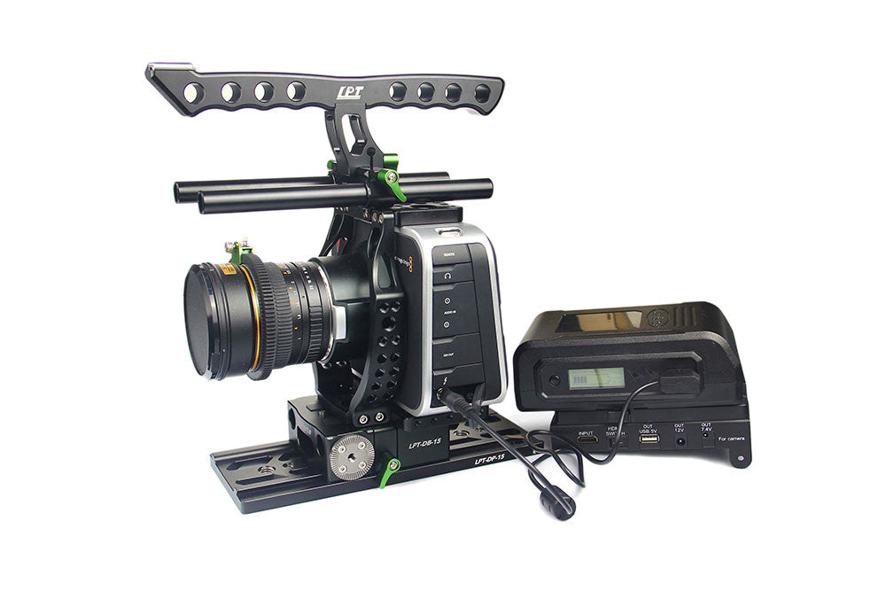 Lanparte BMCC-02 Blackmagic Cinema Camera Cage Rig Rig/Kits - CINEGEARPRO