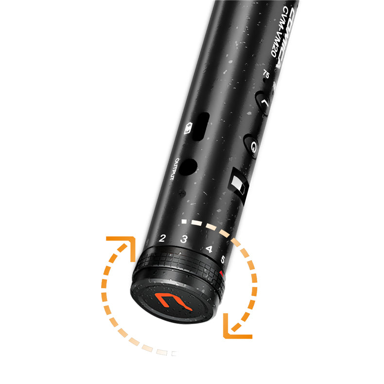 COMICA CVM-VM20 Multi-Functional Super Cardioid Condenser Shotgun Microphone
