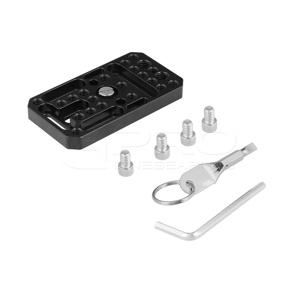 CGPro Multipurpose Cheese Plate Extension Platform With 1/4" & 3/8" Threads & Mounting Grooves Mounting Plate - CINEGEARPRO