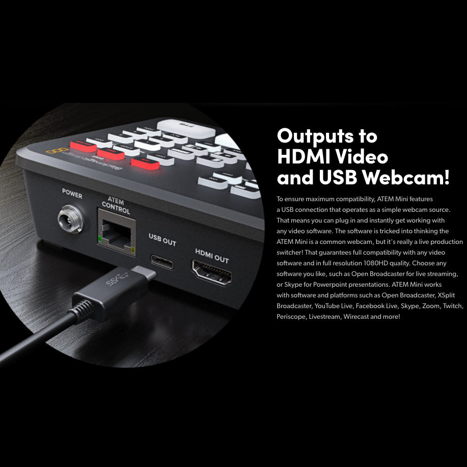 Blackmagic Design ATEM MINI PRO HDMI Live Stream Switcher