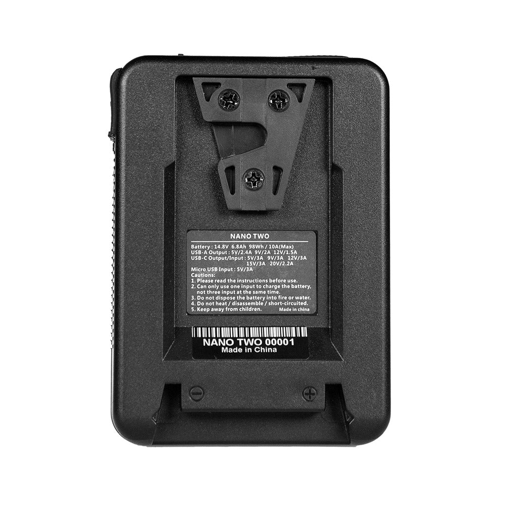 FXLION Nano Two Pocket V-Lock Battery 98Wh 14.8V V-Mount Battery - CINEGEARPRO