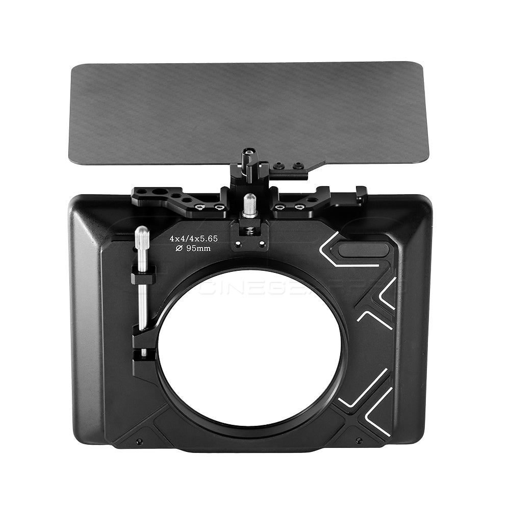 CGPro Indie Carbon Clamp on Mini-Matte box 4x4" / 4x5.65" Matte Box - CINEGEARPRO