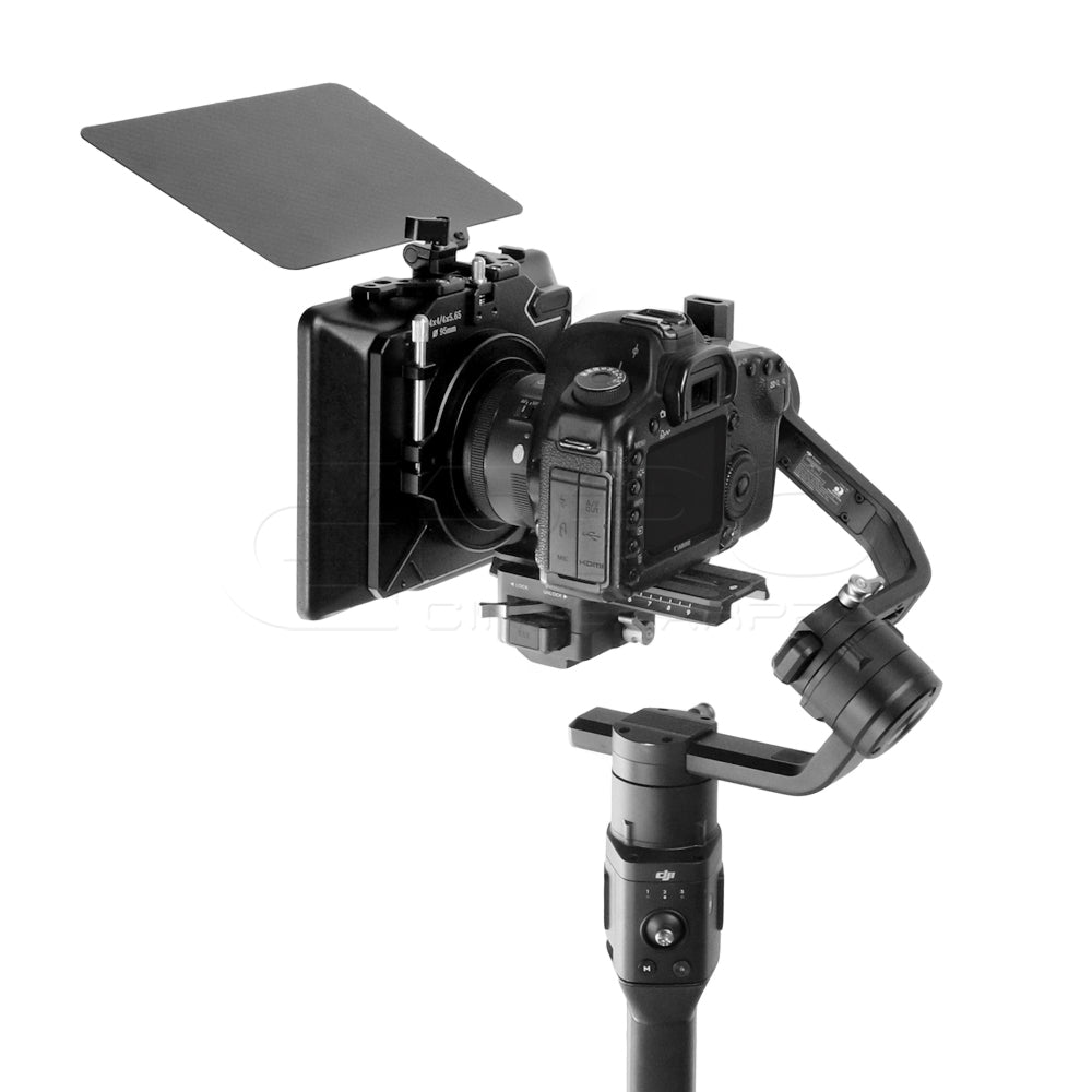 CGPro Indie Carbon Clamp on Mini-Matte box 4x4" / 4x5.65" Matte Box - CINEGEARPRO