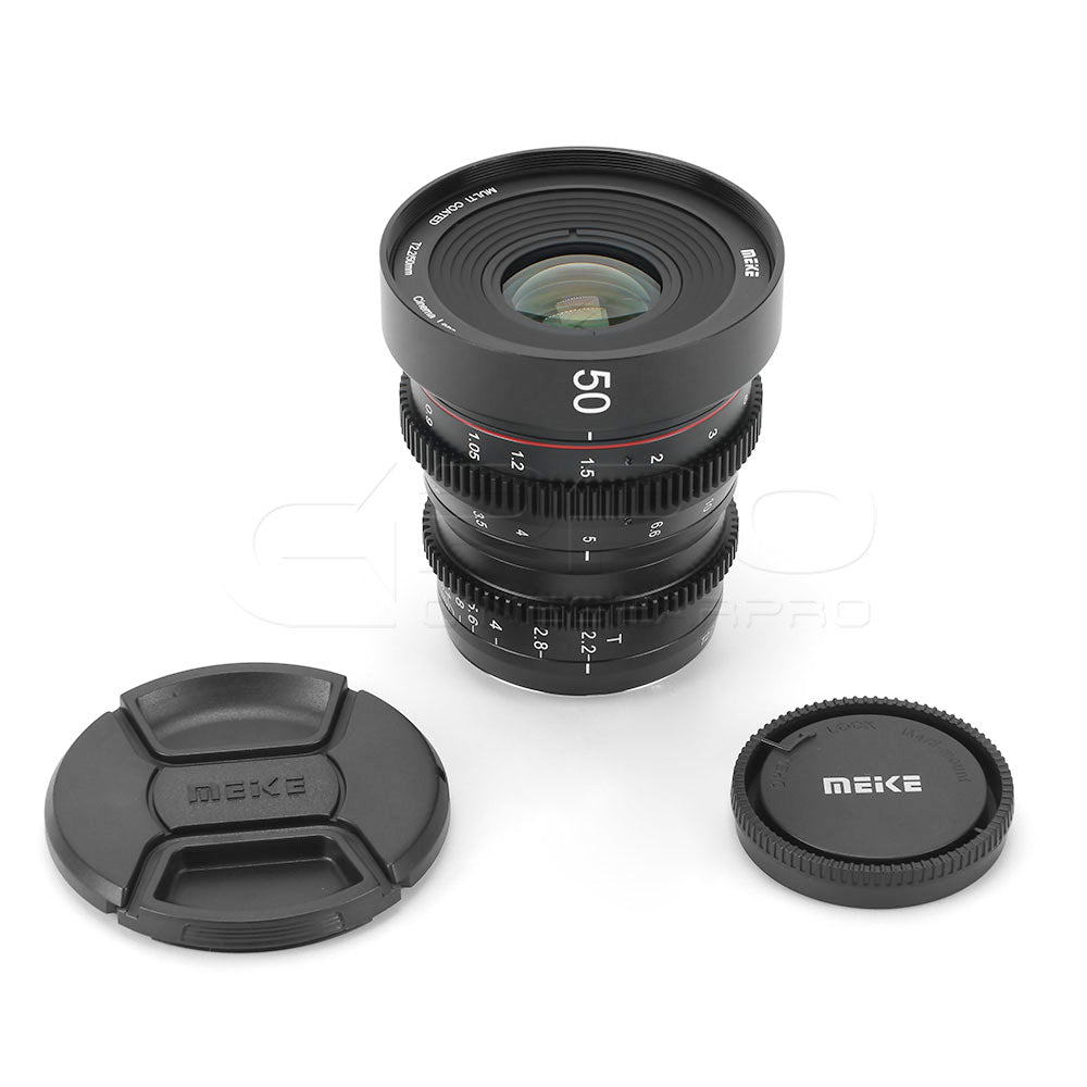 MEIKE 50mm T2.2 Manual Focus Cinema Prime Lens Lens - CINEGEARPRO