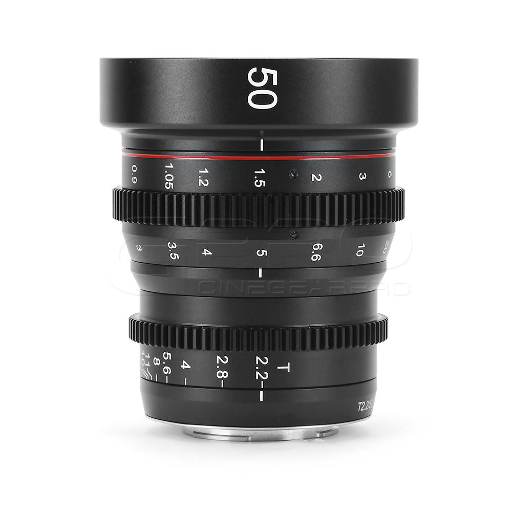MEIKE 50mm T2.2 Manual Focus Cinema Prime Lens Lens - CINEGEARPRO