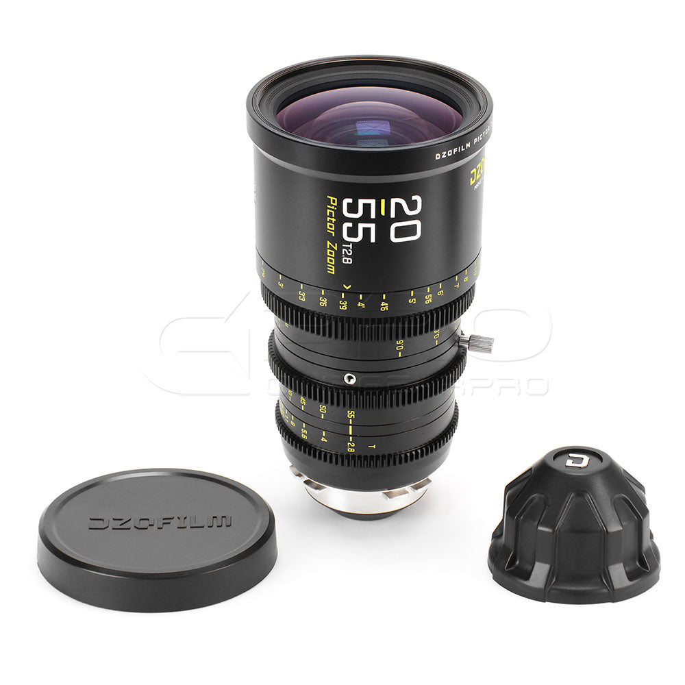 DZOFILM Pictor Zoom 20-55mm T2.8 Super35 Cinema Lens (PL&EF interchangeable Mount, Black)