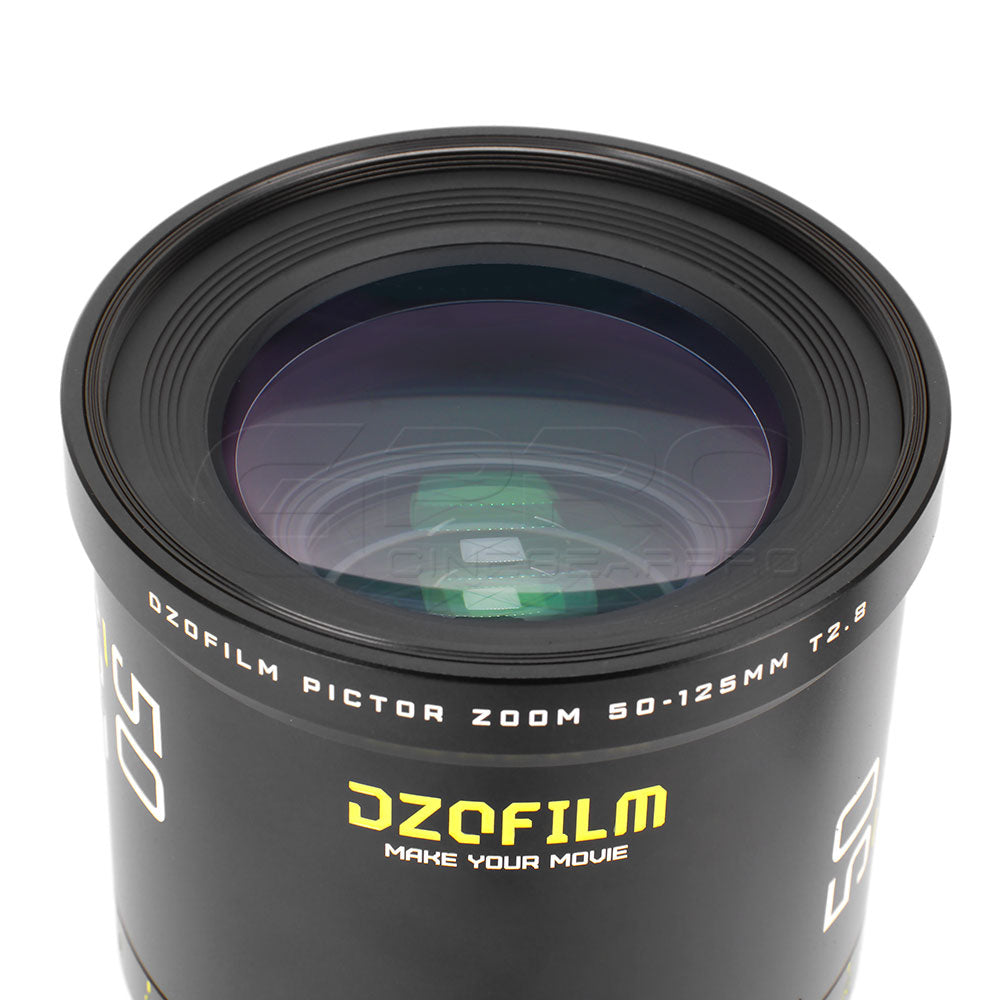 DZOFILM Pictor Zoom 50-125mm T2.8 Super35 Cinema Lens (PL&EF interchangeable Mount, Black)