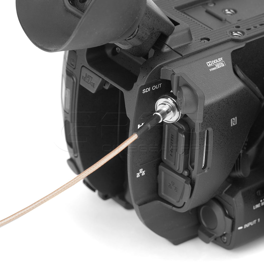 CGPro Ultra Thin Right Angled BNC to BNC Male HD-SDI 6G-SDI Cable SDI Cable - CINEGEARPRO