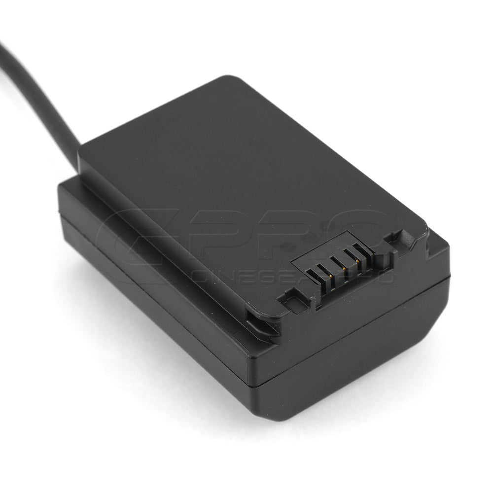 CGPro NP-FZ100 D-TAP Dummy Battery Input 10-20V Output 8.0-8.4V For SONY a7III/a7RIII/a7RIV/a9 DC Coupler/Dummy Battery - CINEGEARPRO