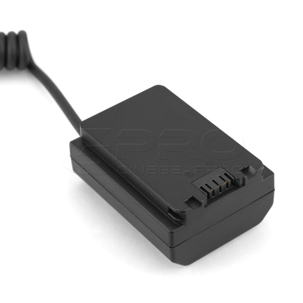 CGPro NP-FZ100 Dummy Battery DC 5.5x2.5mm Input 10-20V Output 8-8.4V For SONY a7III/a7RIII/a7RIV/a9 DC Coupler/Dummy Battery - CINEGEARPRO