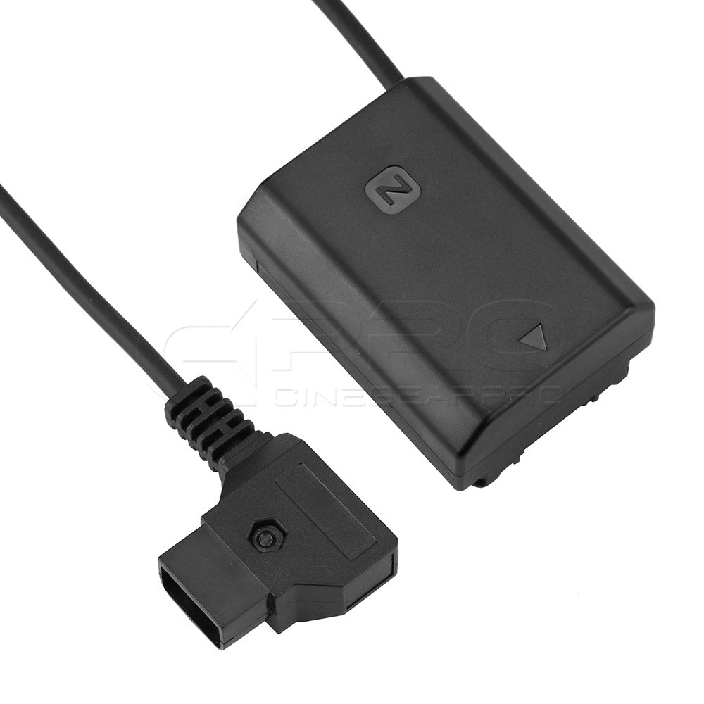 CGPro NP-FZ100 D-TAP Dummy Battery Input 10-20V Output 8.0-8.4V For SONY a7III/a7RIII/a7RIV/a9 DC Coupler/Dummy Battery - CINEGEARPRO