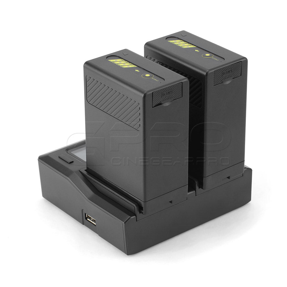 CGPro BP-U Dual Digital Battery Charger w/ LCD Display For Sony BP-U75/U30/U60 Charger - CINEGEARPRO