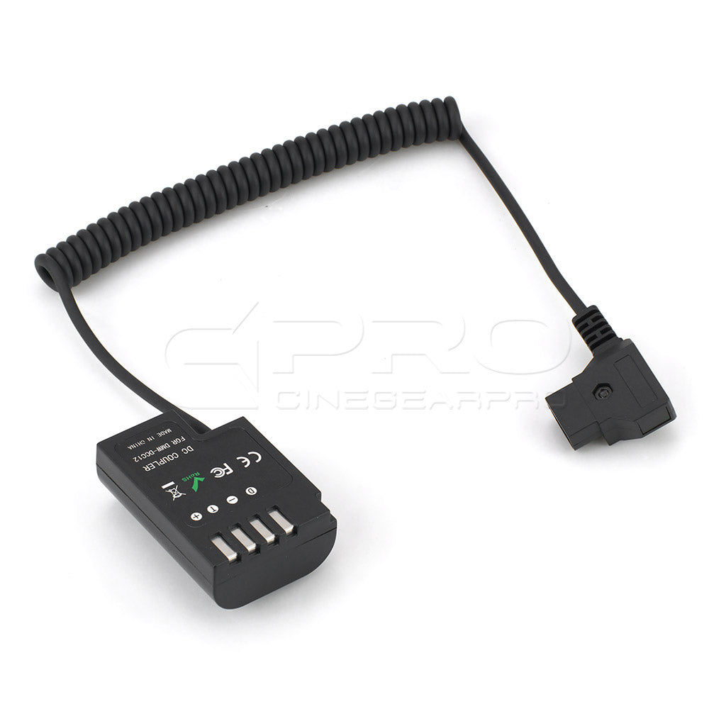 CGPro DMW-DCC12 (D-TAP) Dummy Battery Input 10-20V Output 8.5-9.15V For Panasonic GH5 GH4 GH3 DC Coupler/Dummy Battery - CINEGEARPRO