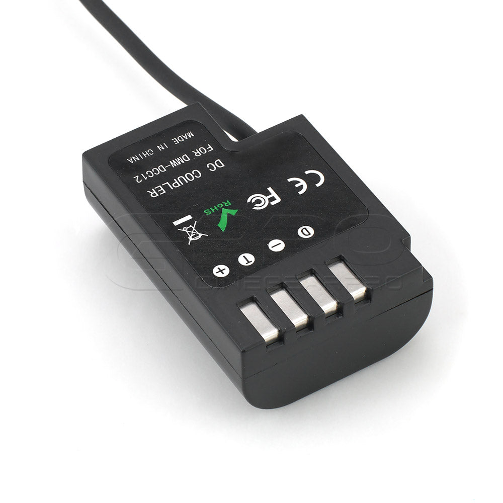 CGPro DMW-DCC12 (D-TAP) Dummy Battery Input 10-20V Output 8.5-9.15V For Panasonic GH5 GH4 GH3 DC Coupler/Dummy Battery - CINEGEARPRO