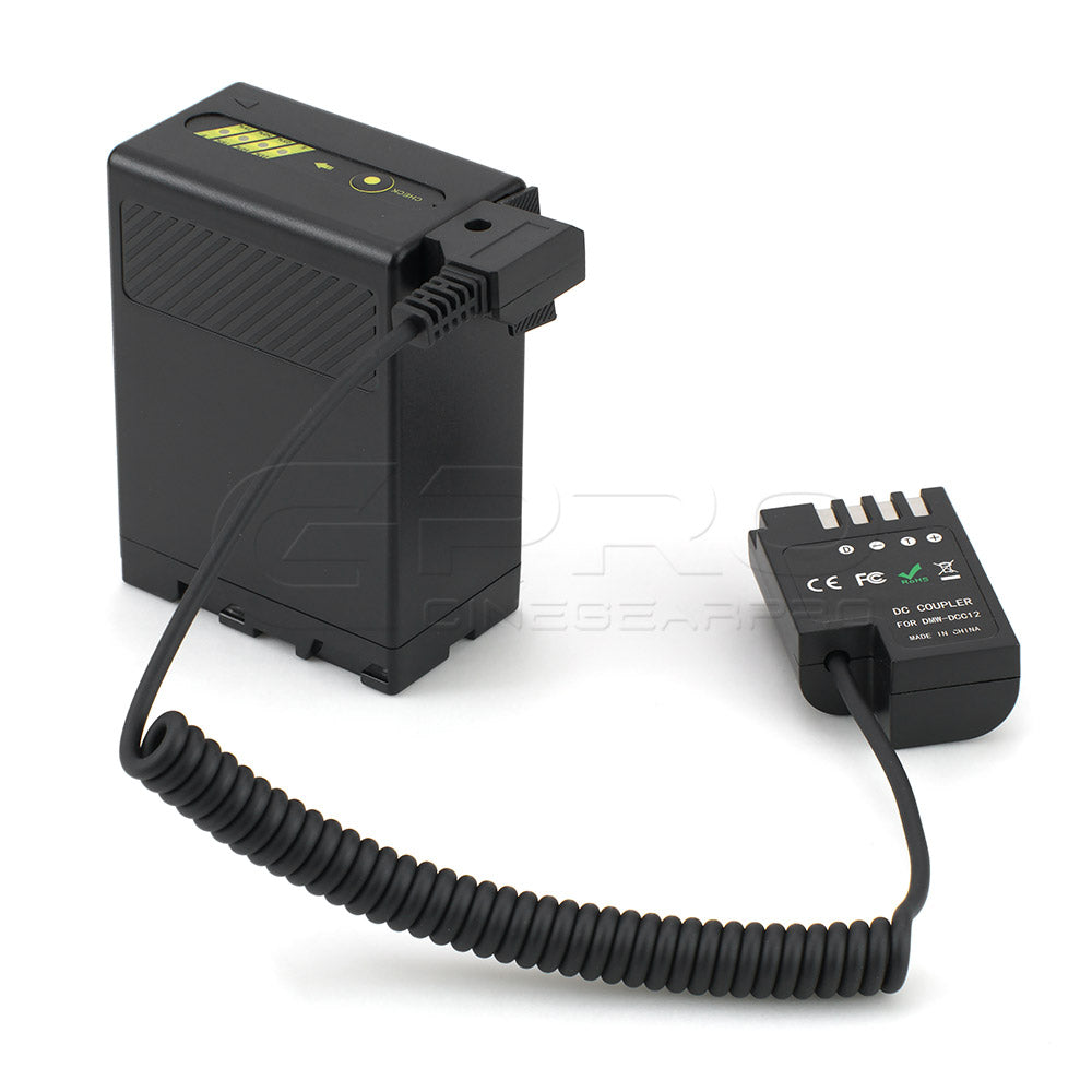 CGPro DMW-DCC12 (D-TAP) Dummy Battery Input 10-20V Output 8.5-9.15V For Panasonic GH5 GH4 GH3 DC Coupler/Dummy Battery - CINEGEARPRO