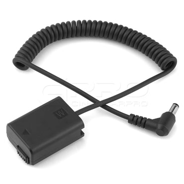 CGPro NP-FW50 DC 5.5x2.5mm Dummy Battery Input 10-20V Output 8.0-8.4V for Sony Alpha Cameras DC Coupler/Dummy Battery - CINEGEARPRO