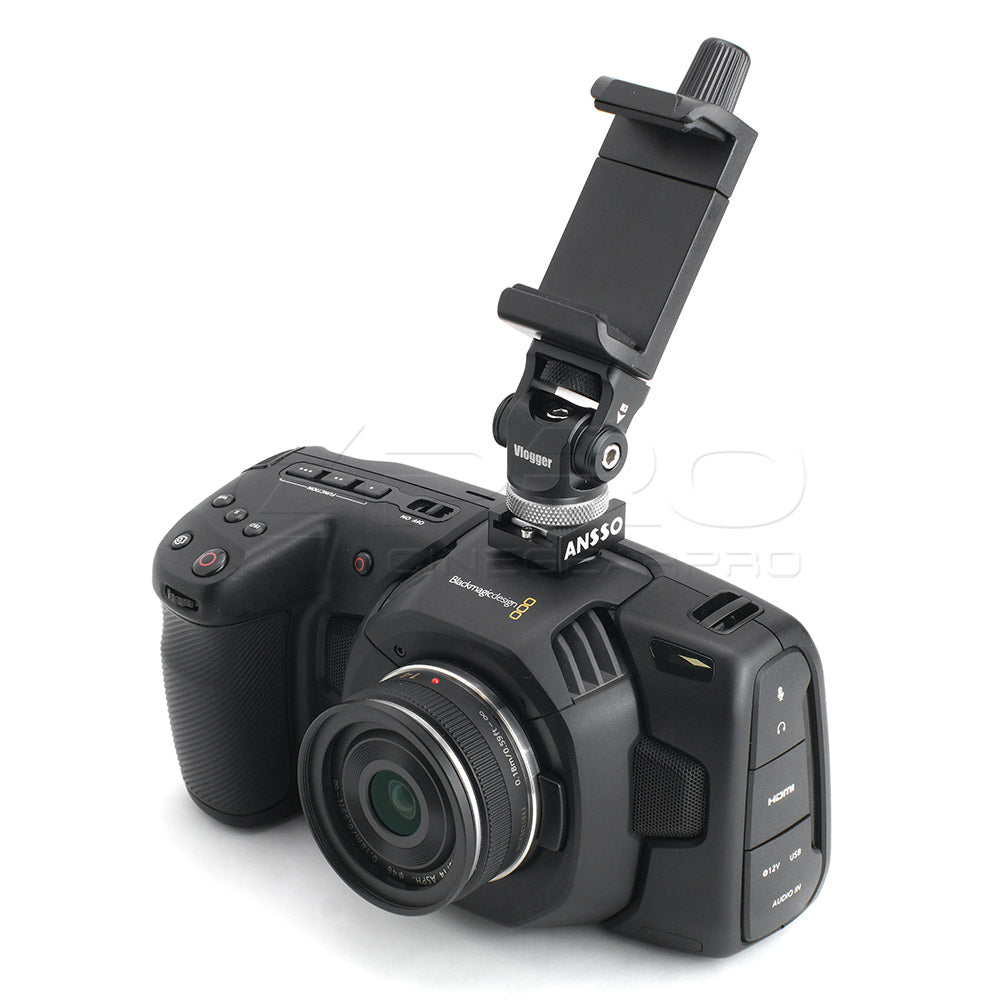 Fotopro SJ-88 Universal Smartphone Clamp with 1/4"-20 Mount Mount - CINEGEARPRO
