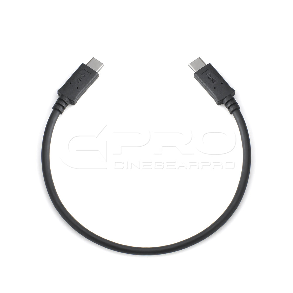 CGPro Type-C to Type-C Data/Sync Cable USB 3.1 10Gbps Dual USB-C (1FT/30cm) for Samsung T5 SSD Other Accessories - CINEGEARPRO
