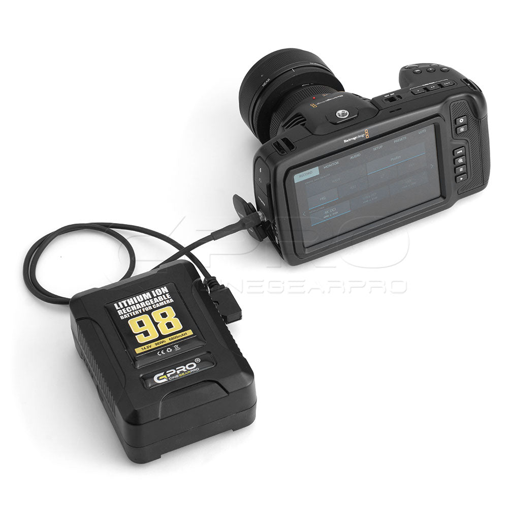 CGPro BMPCC 4K D-TAP Power Cable w/ Reverse Polarity Protection Power Cable - CINEGEARPRO