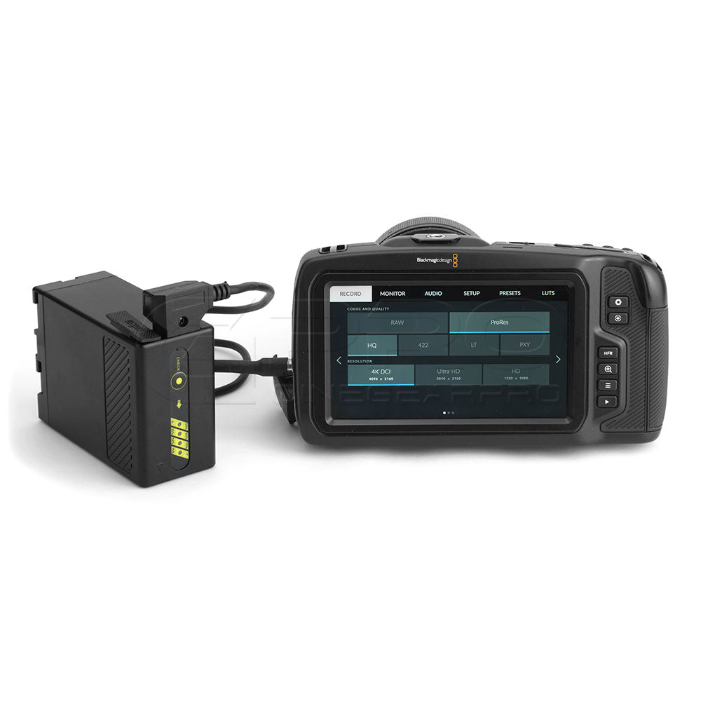 CGPro BMPCC 4K D-TAP Power Cable w/ Reverse Polarity Protection Power Cable - CINEGEARPRO