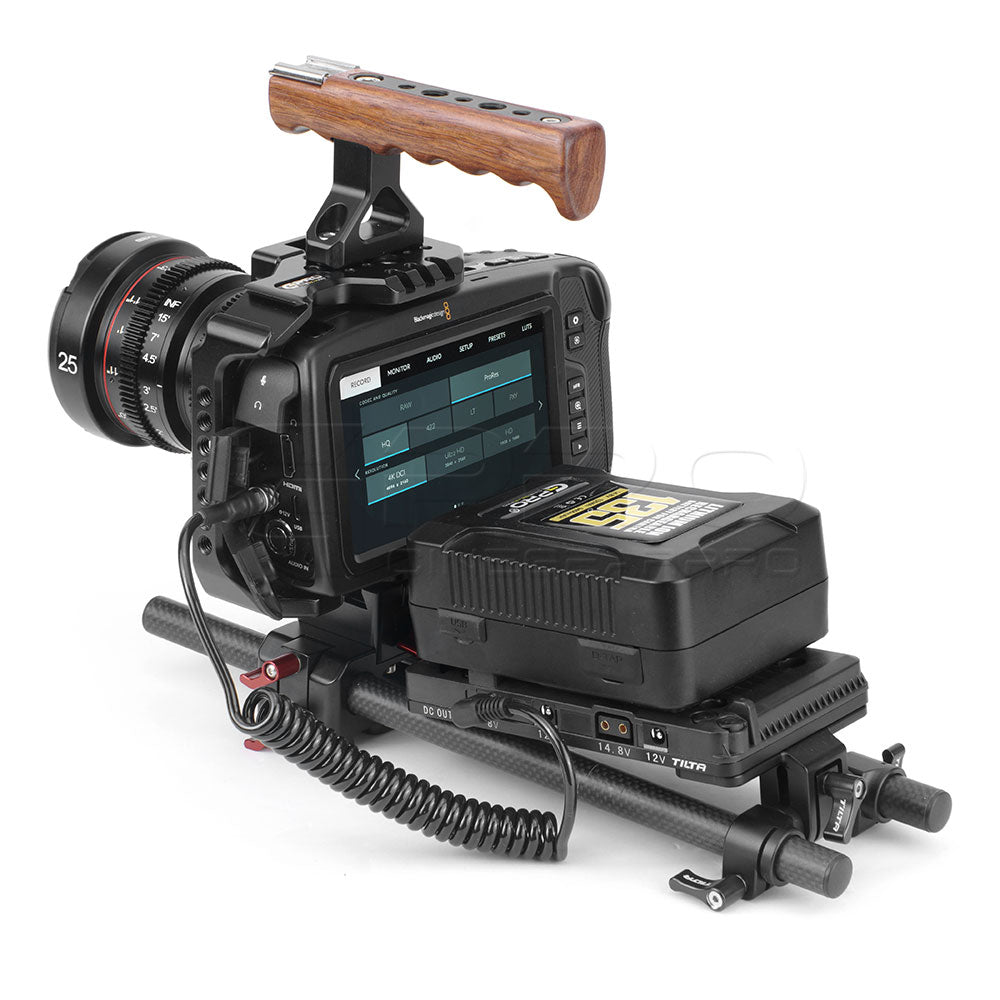CGPro BMPCC 4K DC Barrel Coiled Power Cable 12-40" Power Cable - CINEGEARPRO