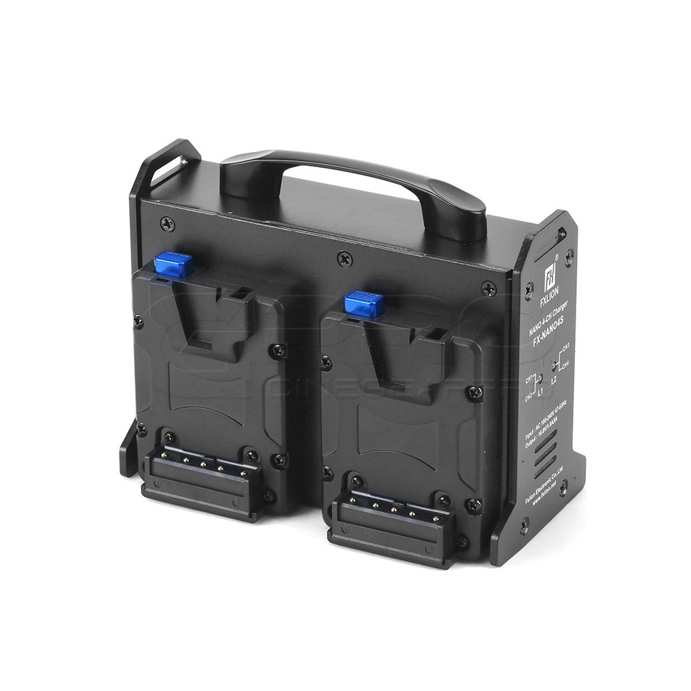 FXLION NANO 4-channel QUAD V-mount charger For Nano One/Two