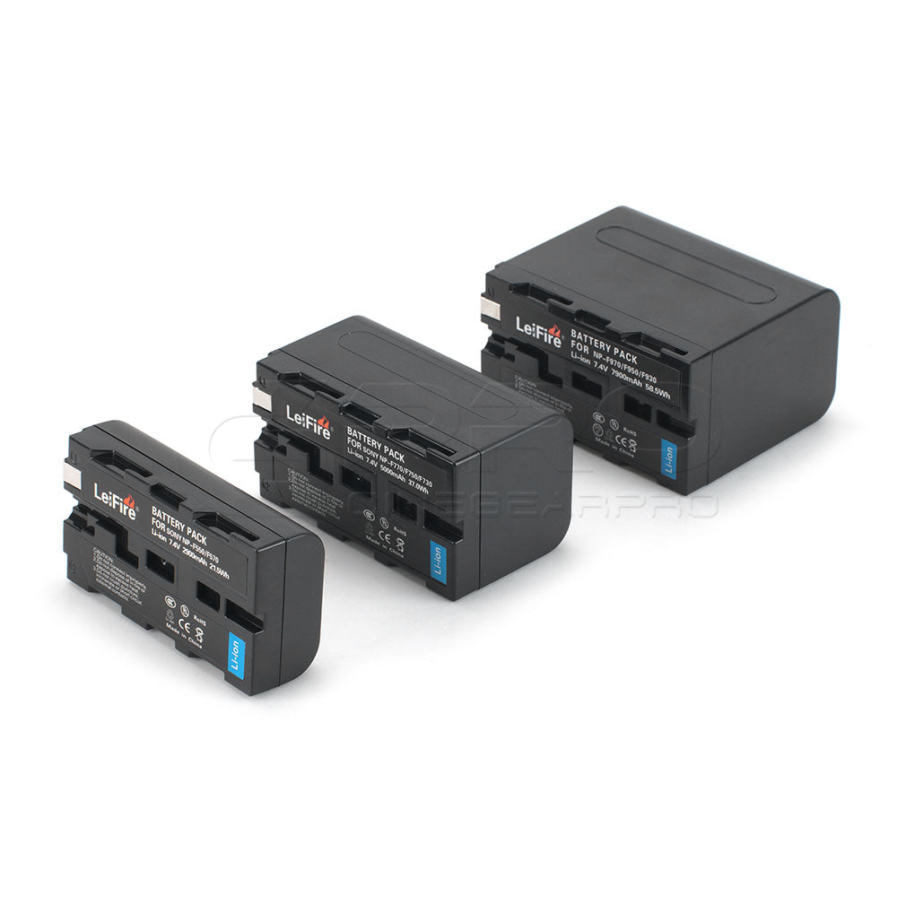CGPro NP-F550/F570 2900mAh 7.4V Lithium-Ion Rechargeable Battery