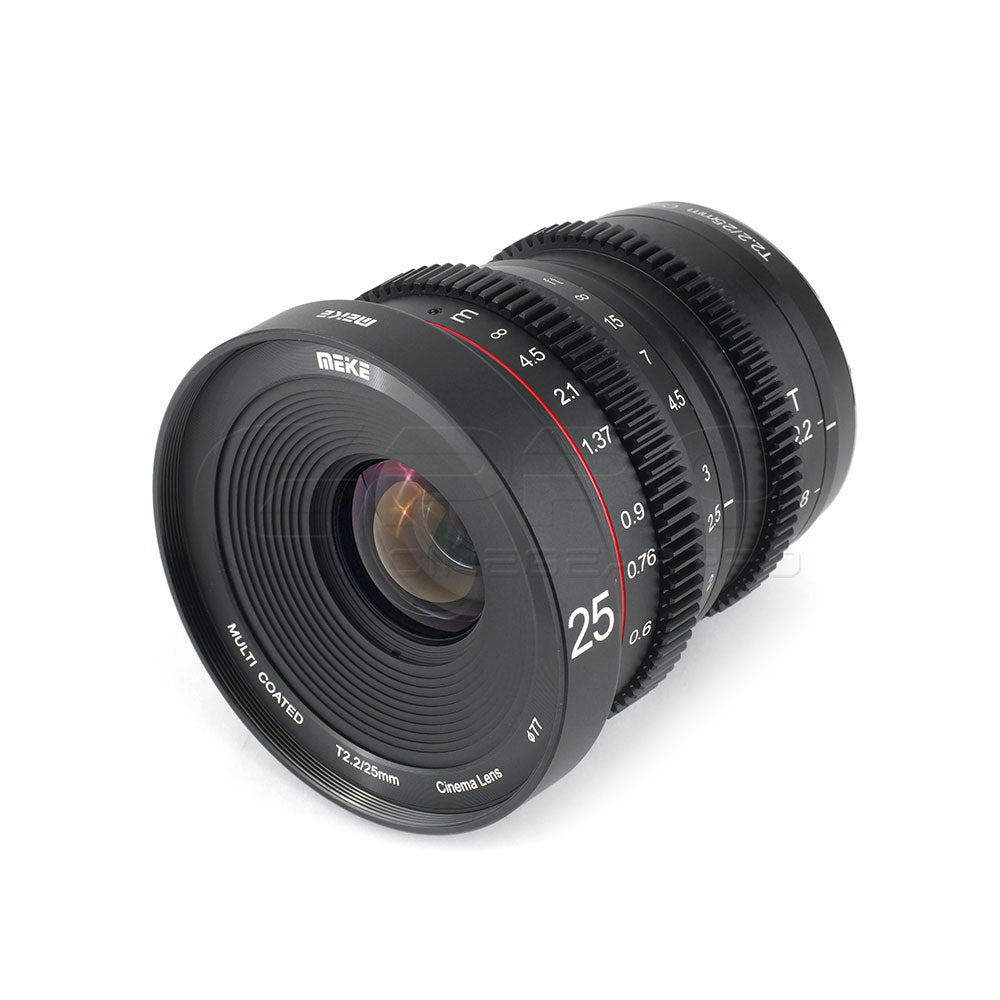 MEIKE 25mm T2.2 Manual Focus Cinema Prime Lens Lens - CINEGEARPRO