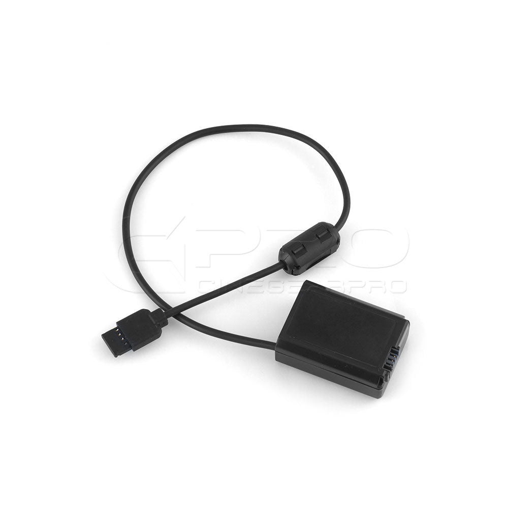 CGPro NP-FW50 Dummy Battery for DJI Ronin-s Compatible Sony Alpha a6500/a6400/a6300/a7 II/a7S/a7S II DC Coupler/Dummy Battery - CINEGEARPRO