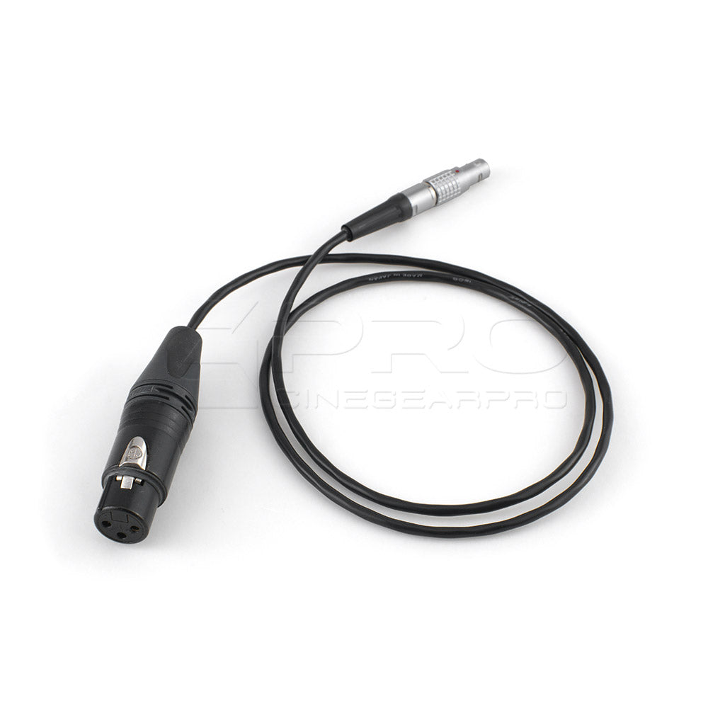 CGPro 5 Pin Lemo To XLR Female 3 Pin Cable for ARRI Alexa Mini Power Cable - CINEGEARPRO