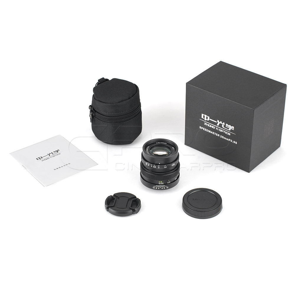 Mitakon ZY-Optics SpeedMaster 25mm f0.95 (MFT Mount) Lens - CINEGEARPRO