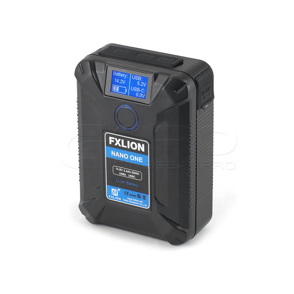 FXLION Nano One Pocket 50Wh 14.8V V-Mount Lithium-Ion V-Lock Battery FXLION Nano One Pocket 50Wh 14.8V V-Mount Lithium-Ion V-Lock Battery