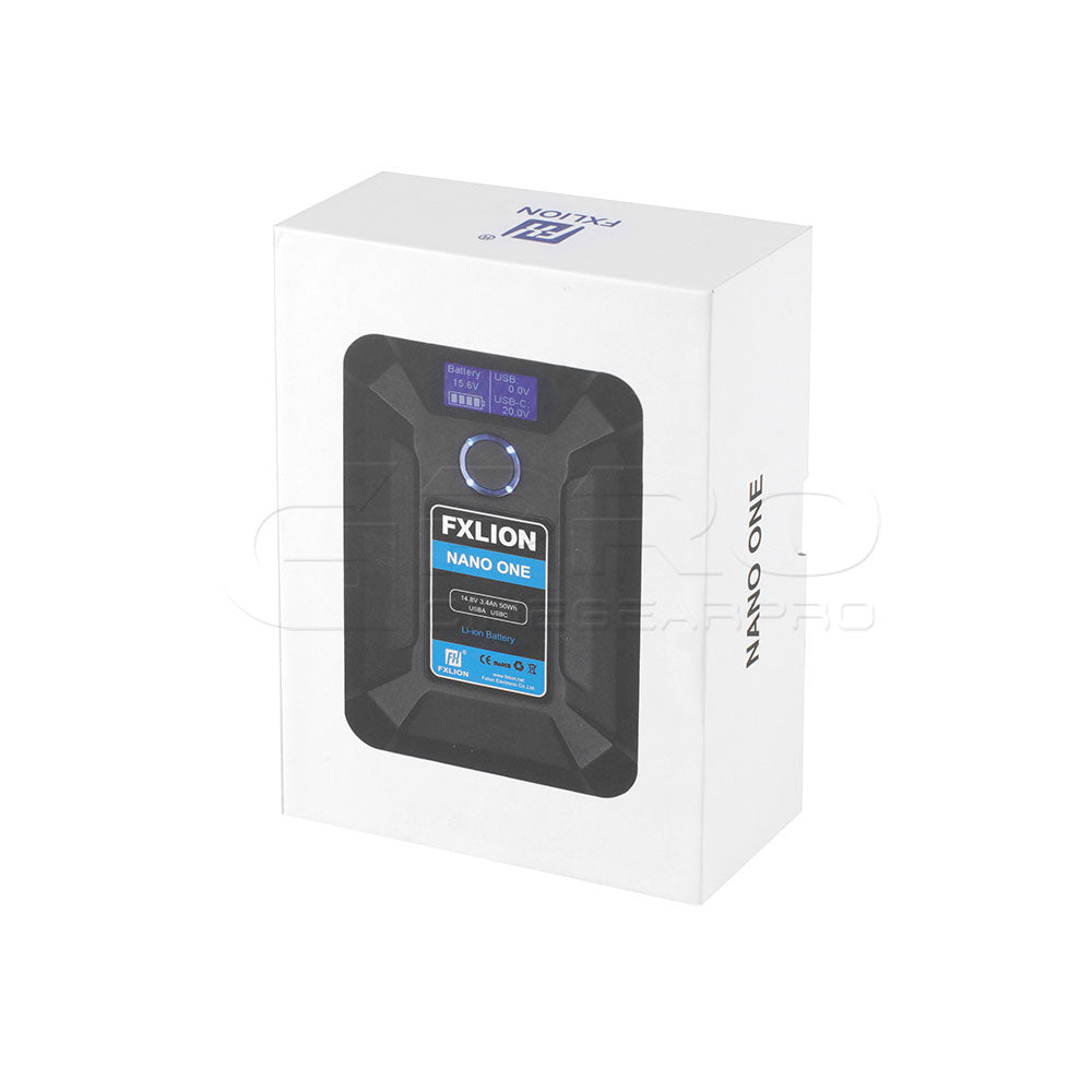 FXLION Nano One Pocket 50Wh 14.8V V-Mount Lithium-Ion V-Lock Battery Battery - CINEGEARPRO