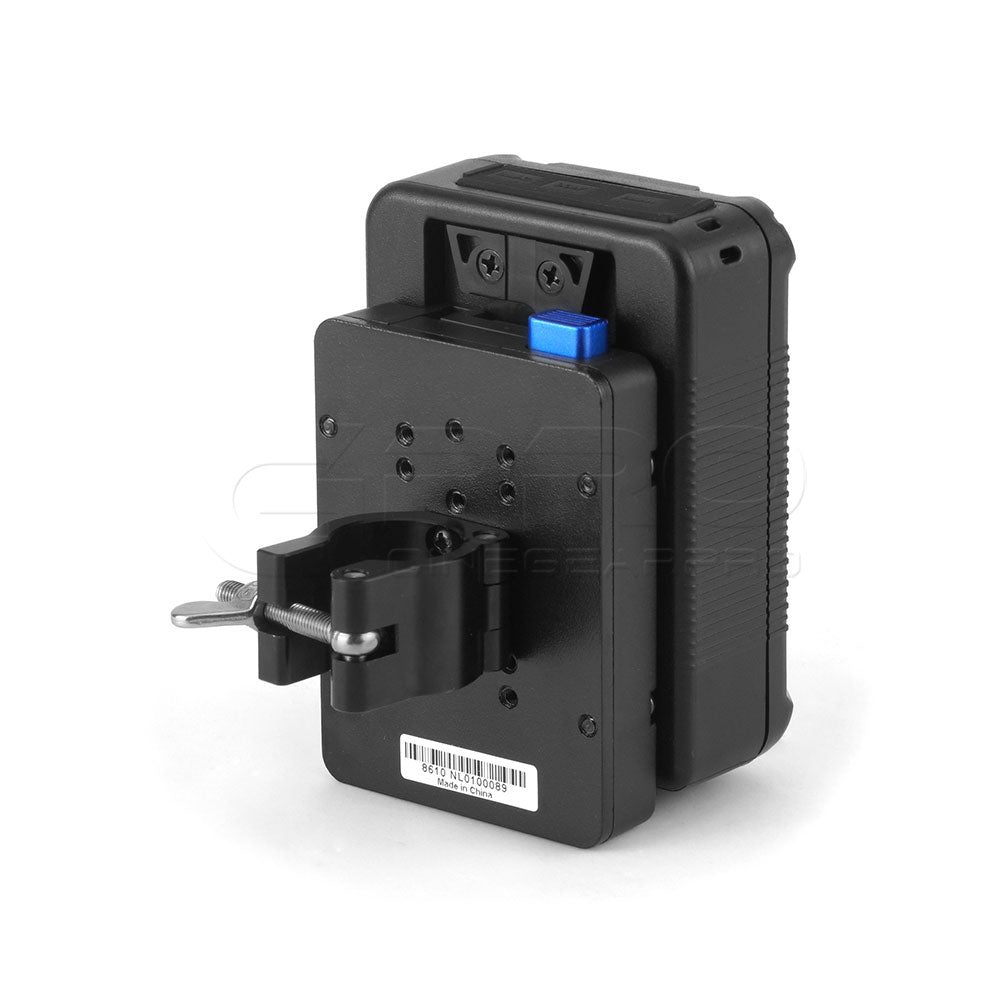 FXLION NANOL01 Nano V-Lock Plate with QR Rod Clamp Fit For 19-22mm Rod Battery Plate - CINEGEARPRO